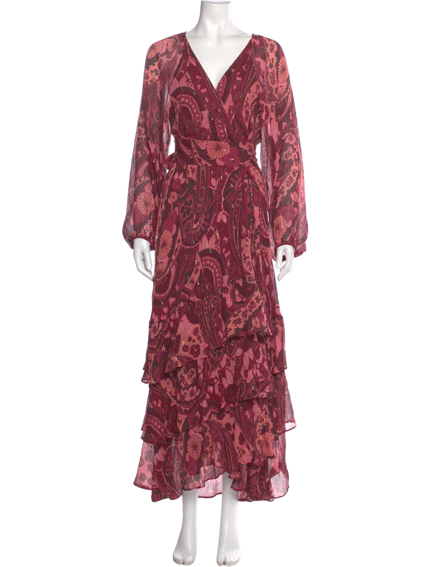 Figue Silk Midi Length Dress w/ Tags