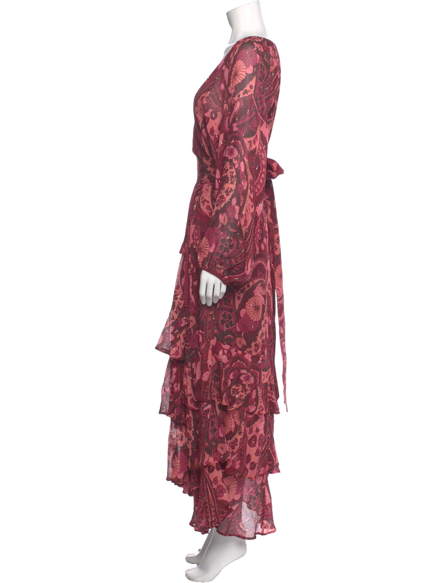 Figue Silk Midi Length Dress w/ Tags