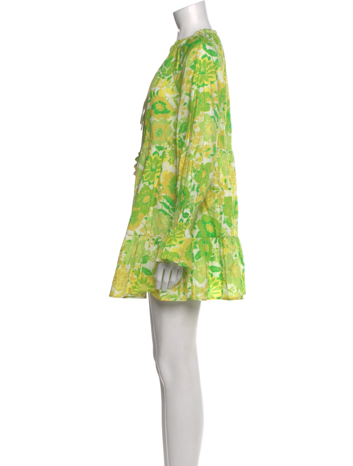 Figue Floral Print Mini Dress
