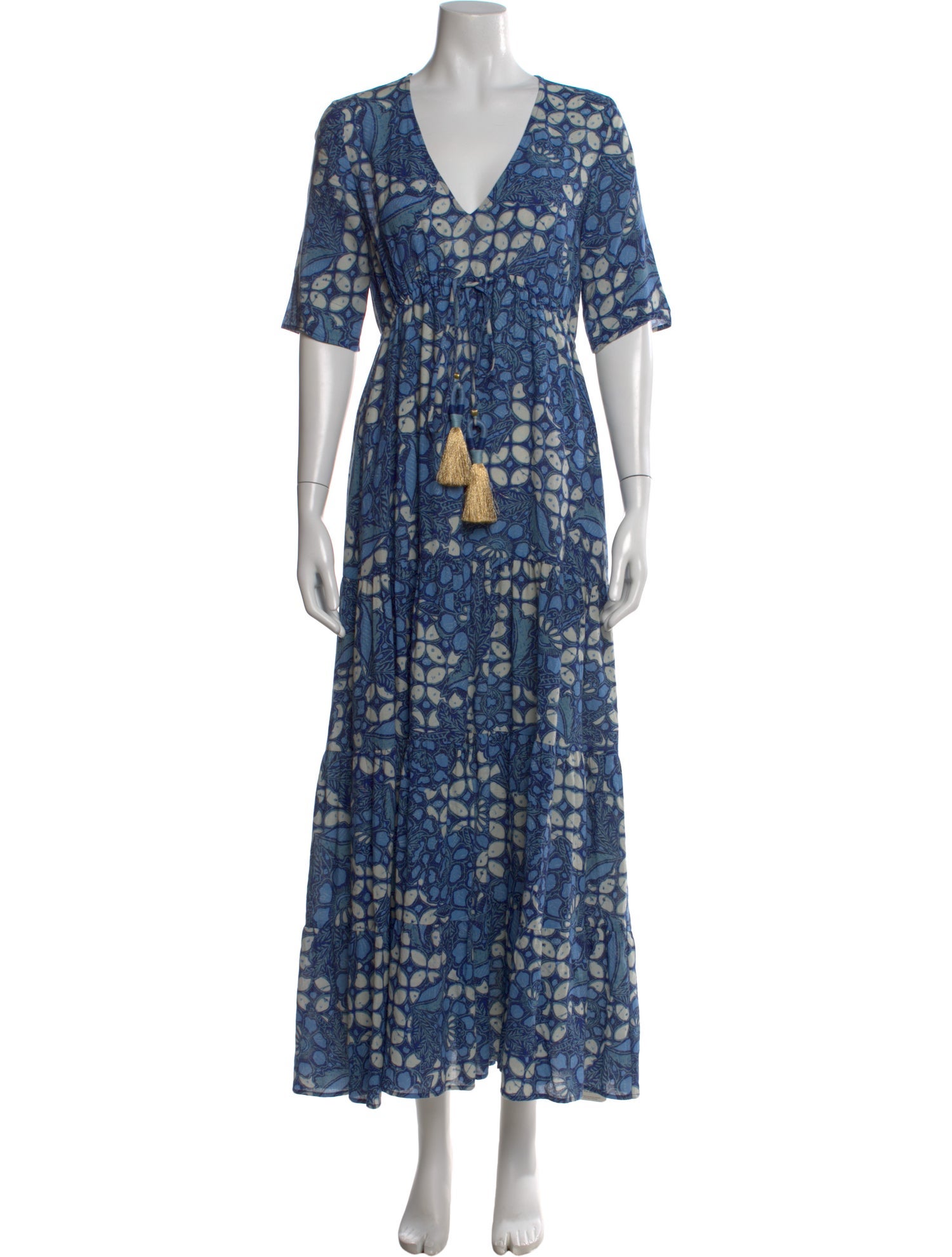 Figue Floral Print Long Dress