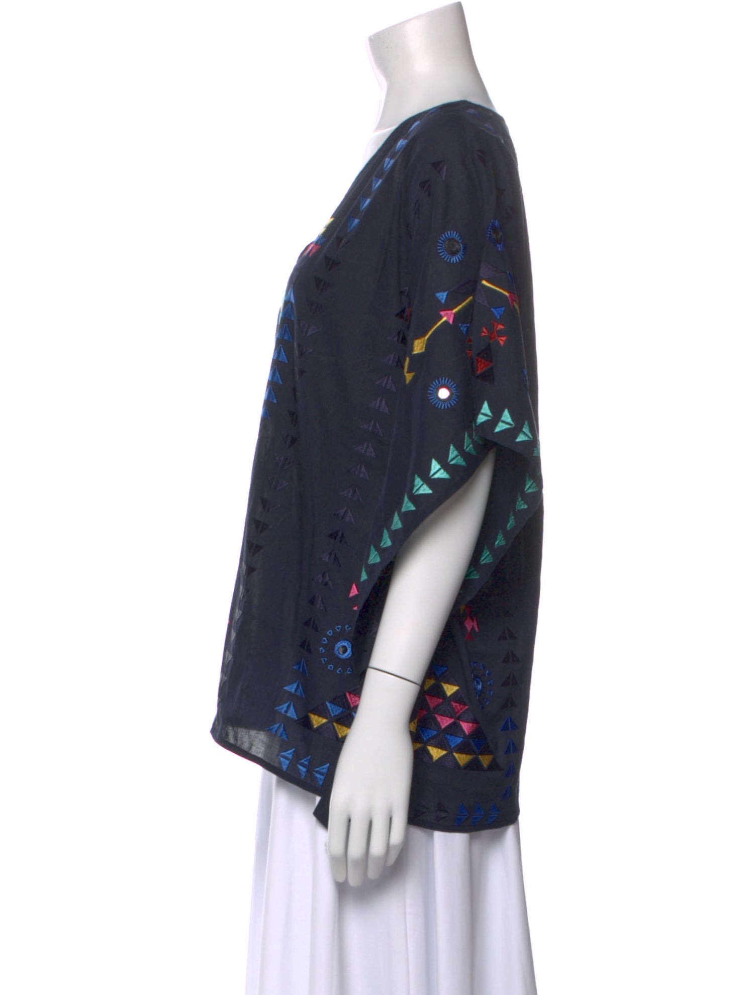 Figue Printed V-Neck Top