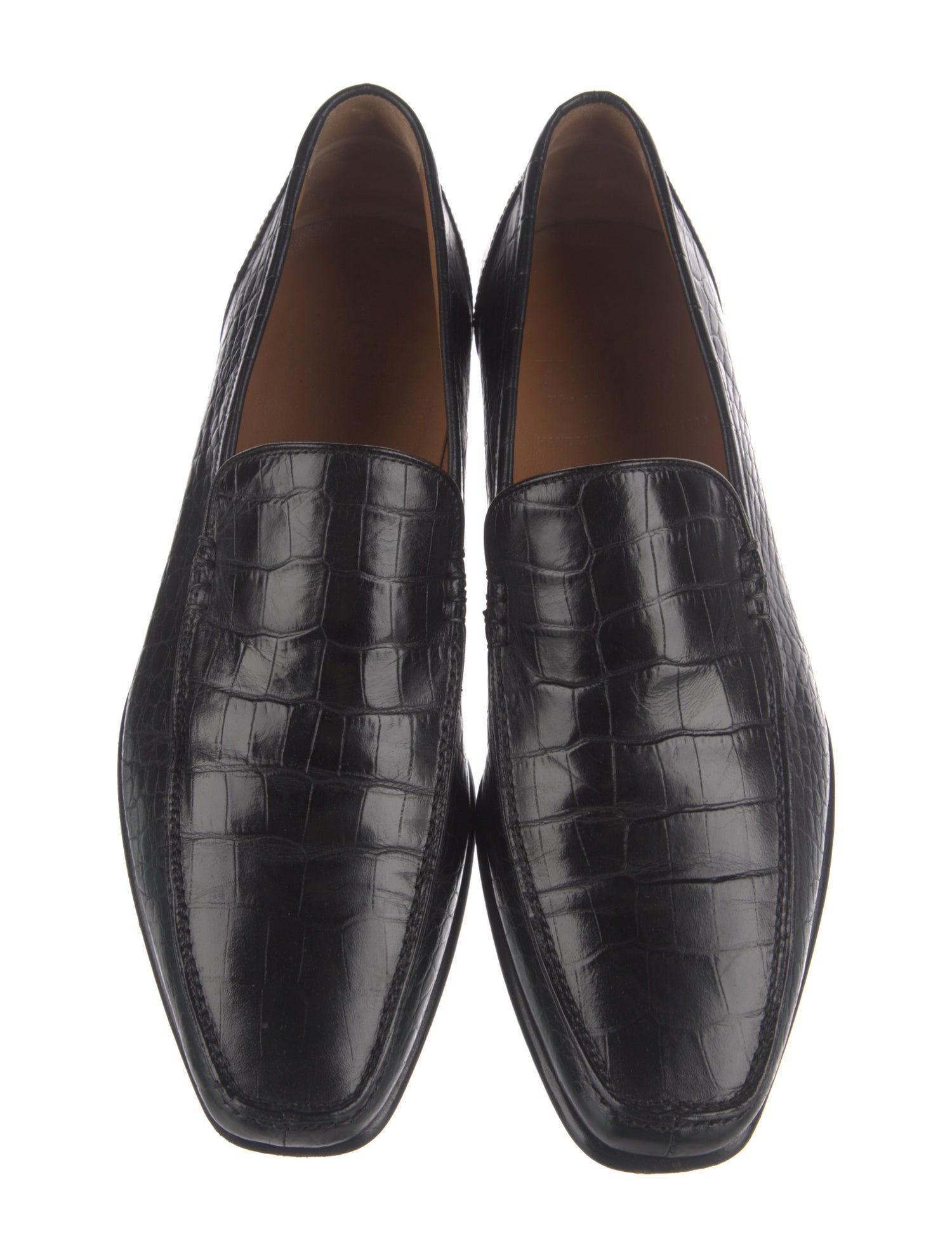Finsbury Embossed Leather Loafers