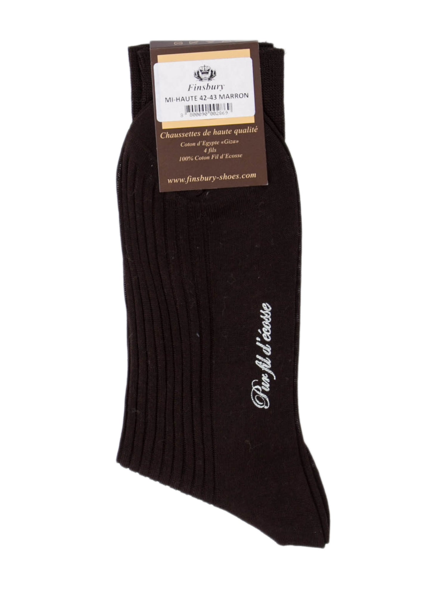 Finsbury Cotton brown long socks w/Tags