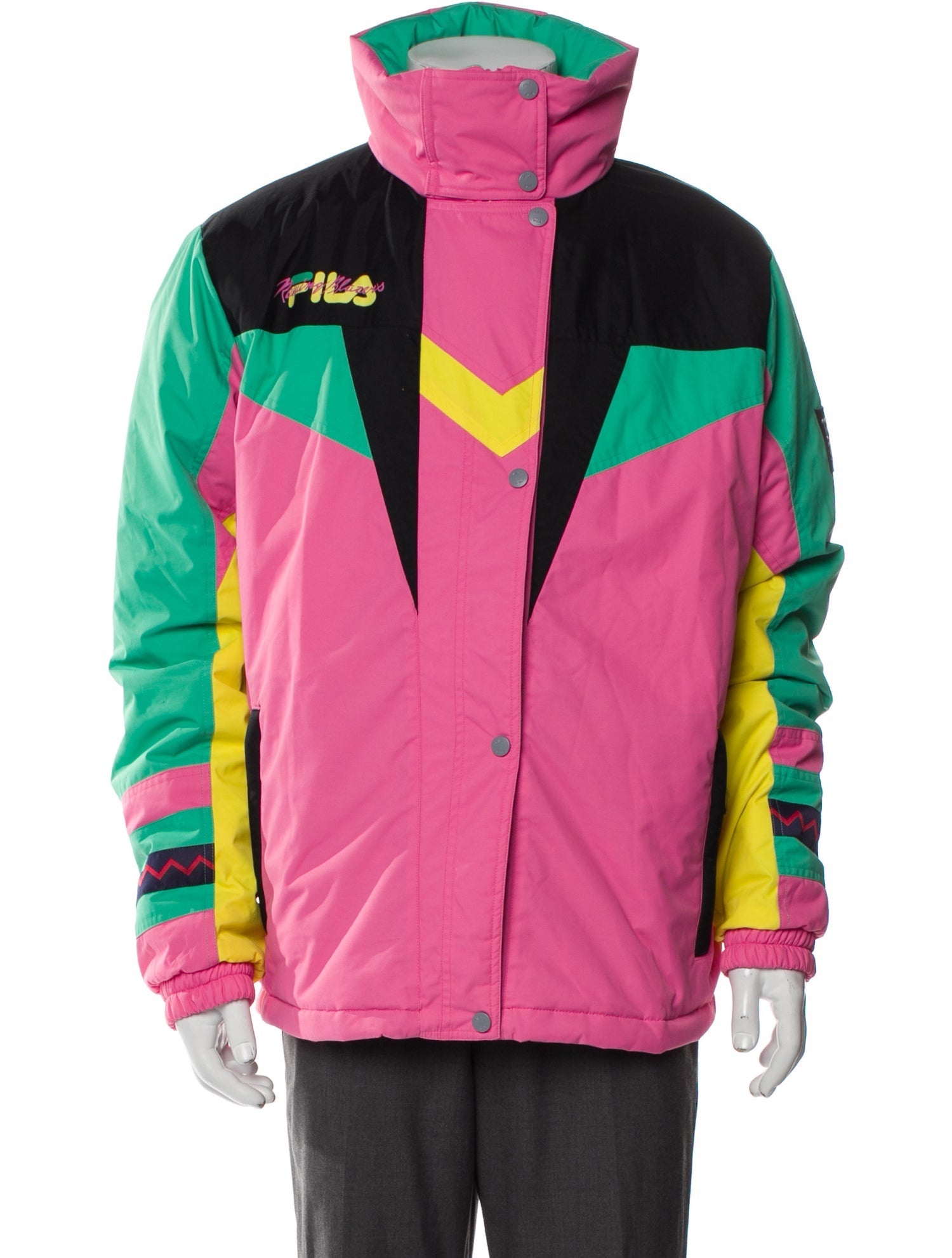FILA x RB Babar Colorblock Pattern Windbreaker