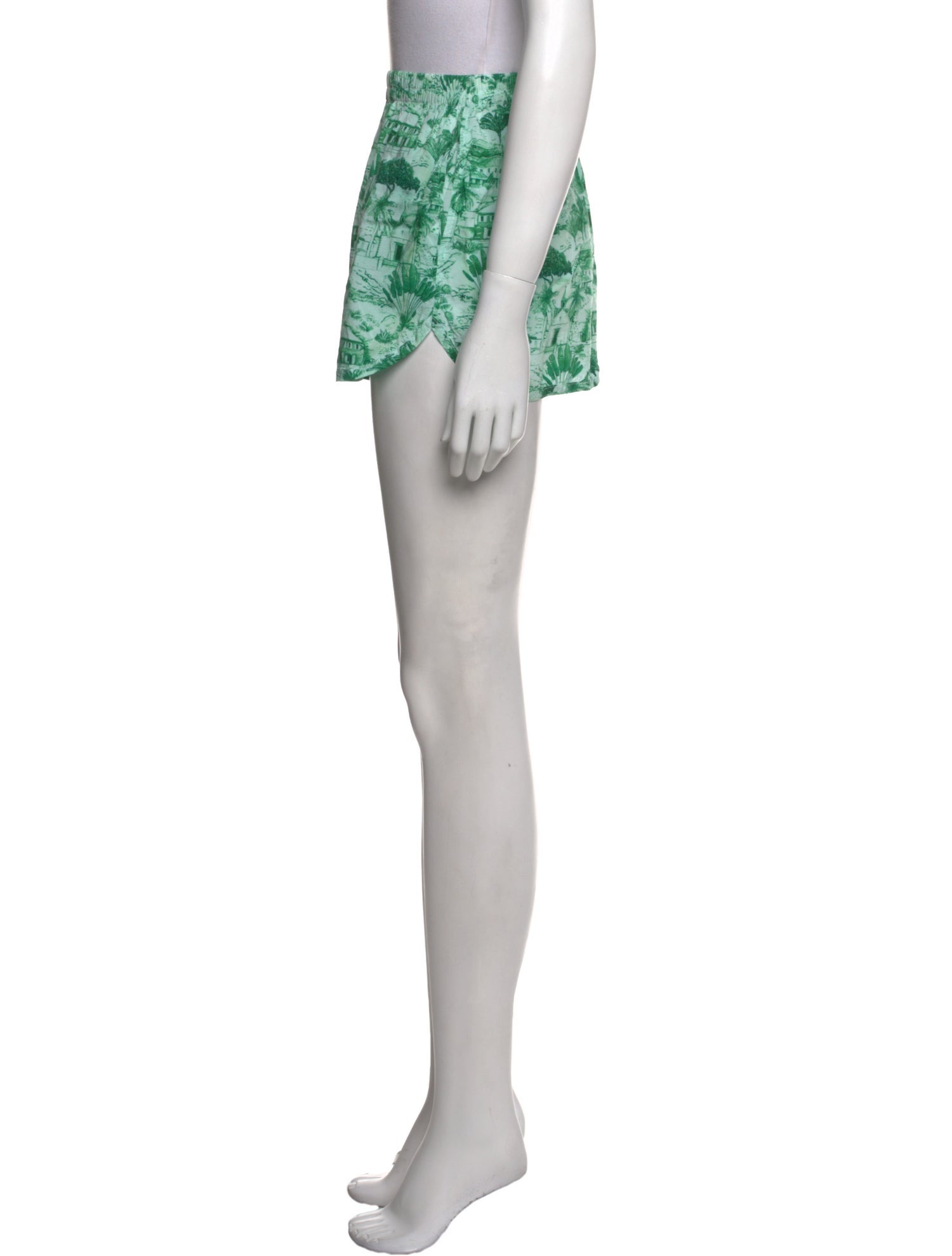 Fisch Printed Mini Shorts