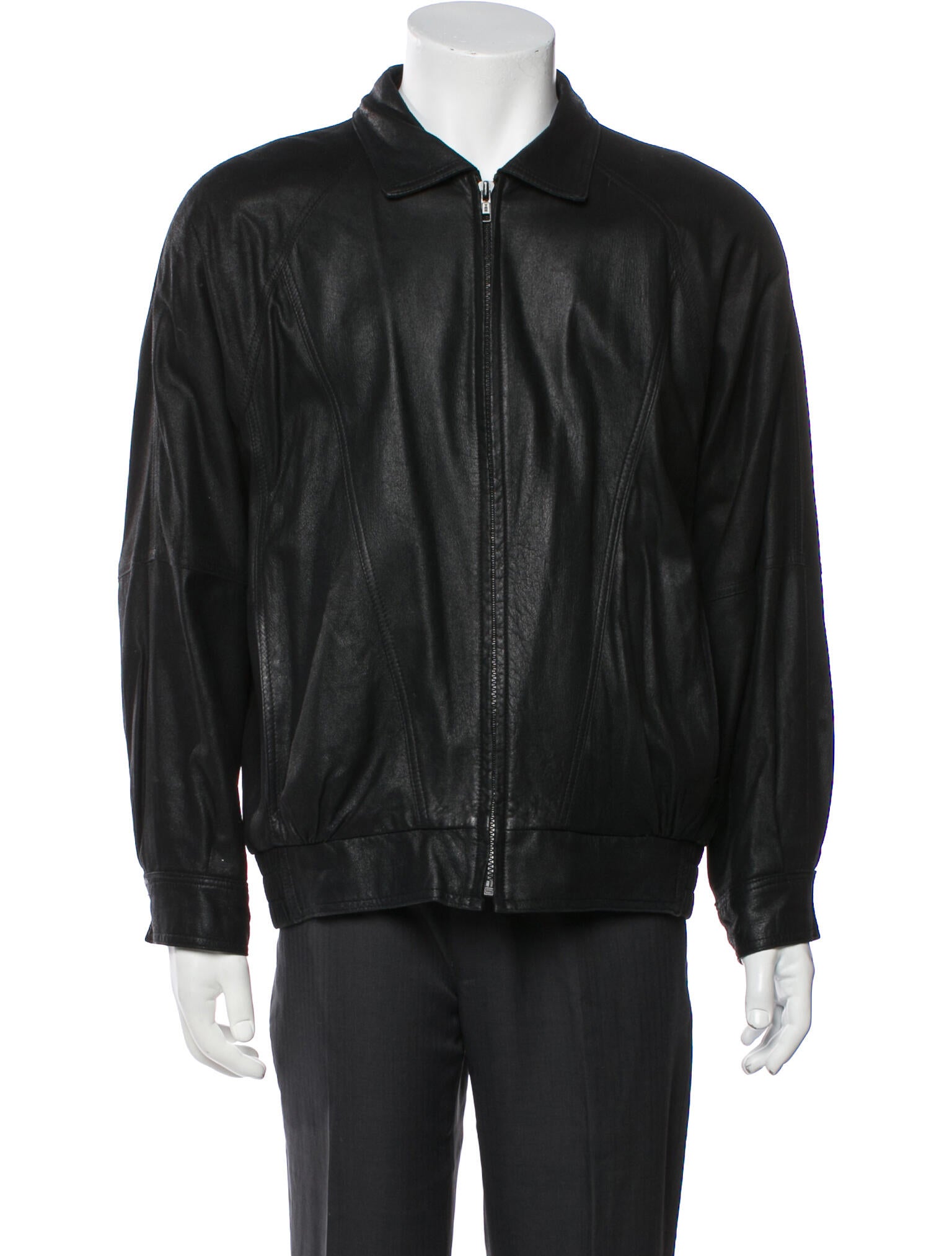 First Street Leather Windbreaker