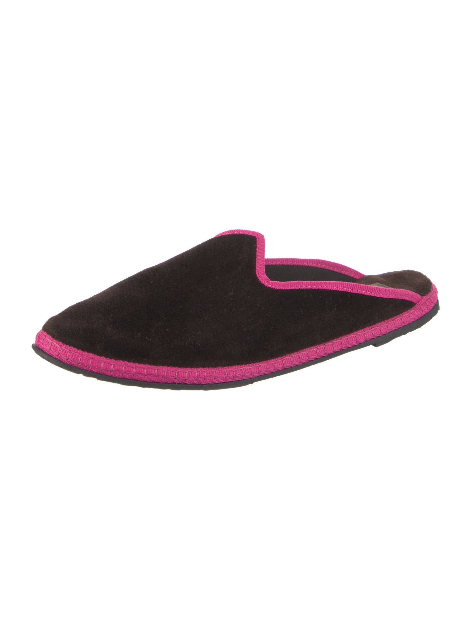 Fifi Venezia Suede Colorblock Pattern Mules