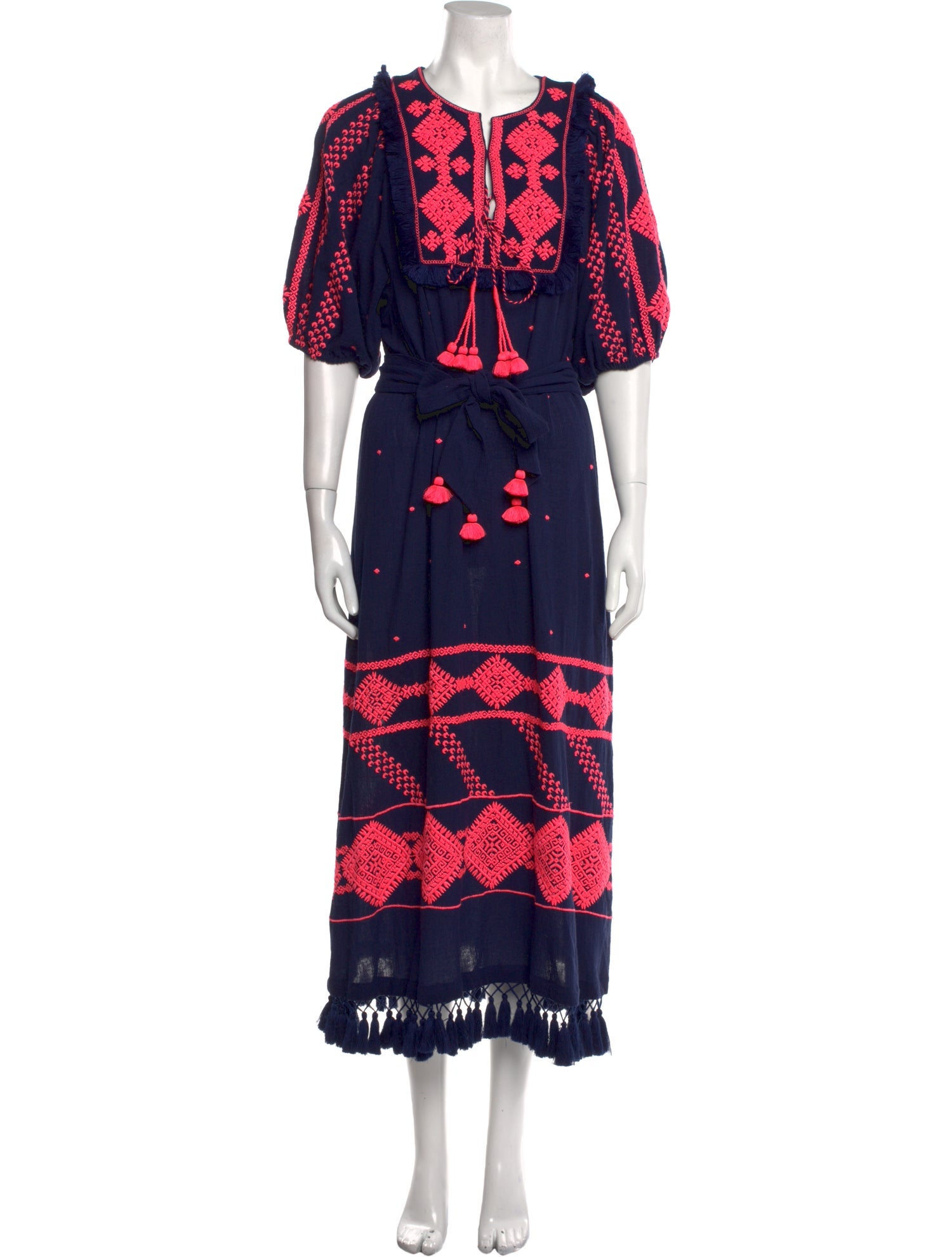 Figure Printed Long Dress