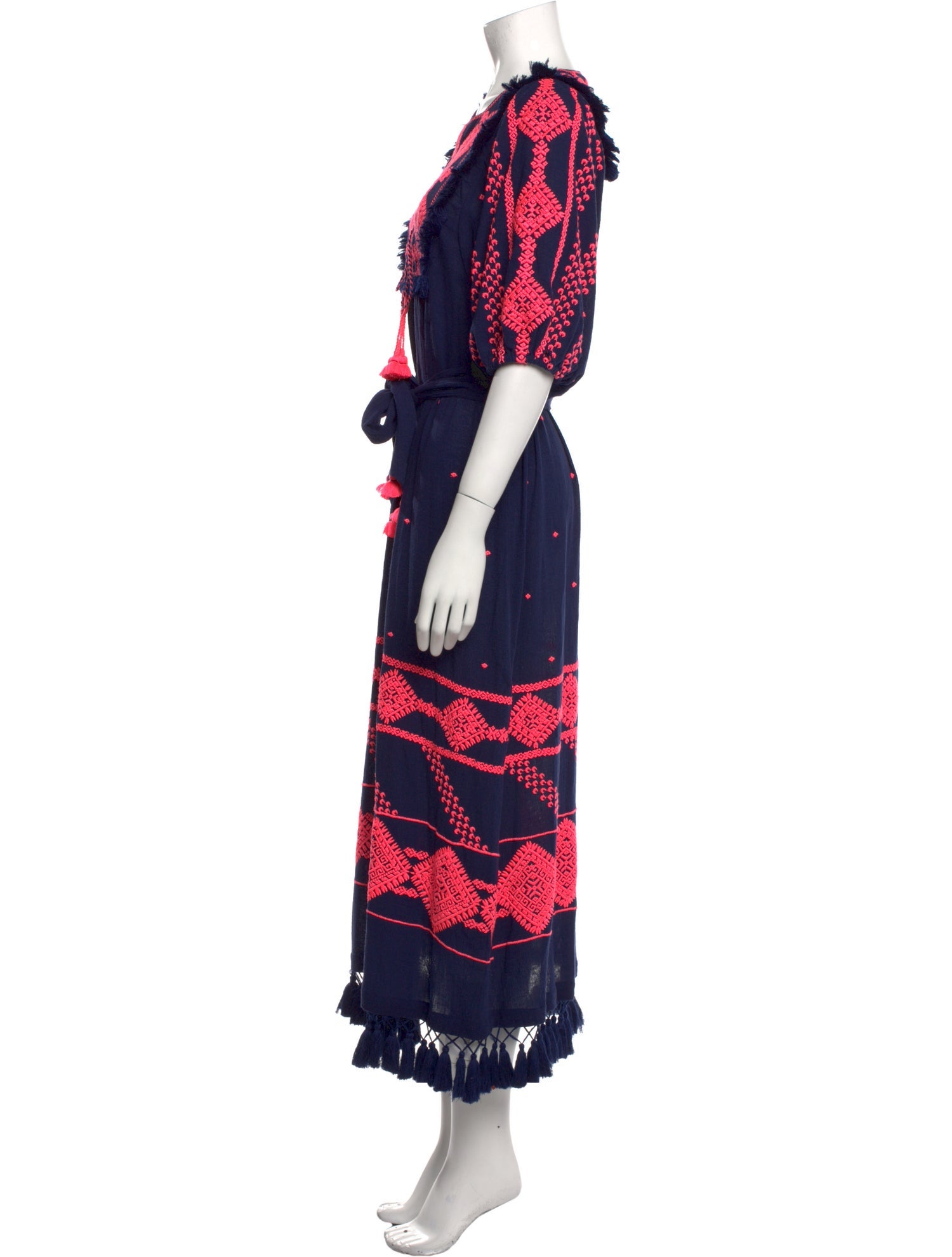 Figure Printed Long Dress
