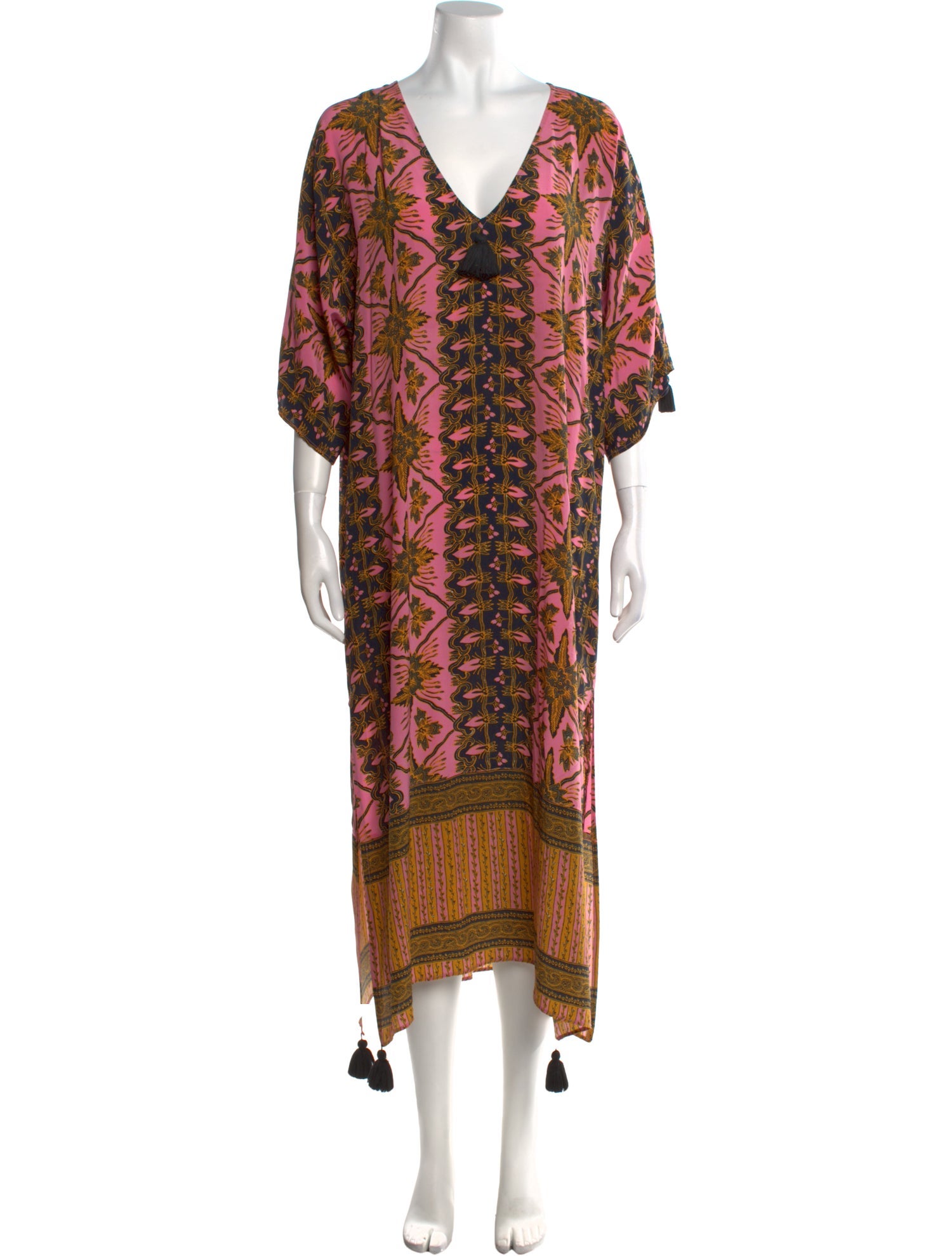 Figure Printed Long Dress