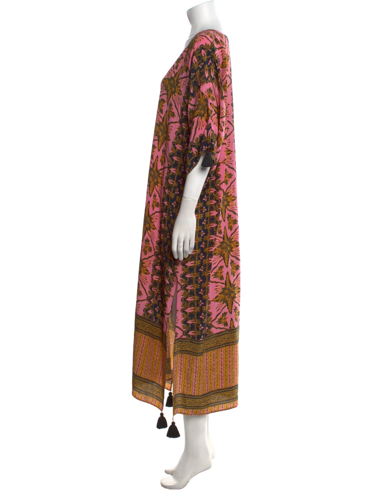 Figure Printed Long Dress