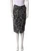 Fiorla Paisley Print Knee-Length Skirt