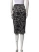 Fiorla Paisley Print Knee-Length Skirt