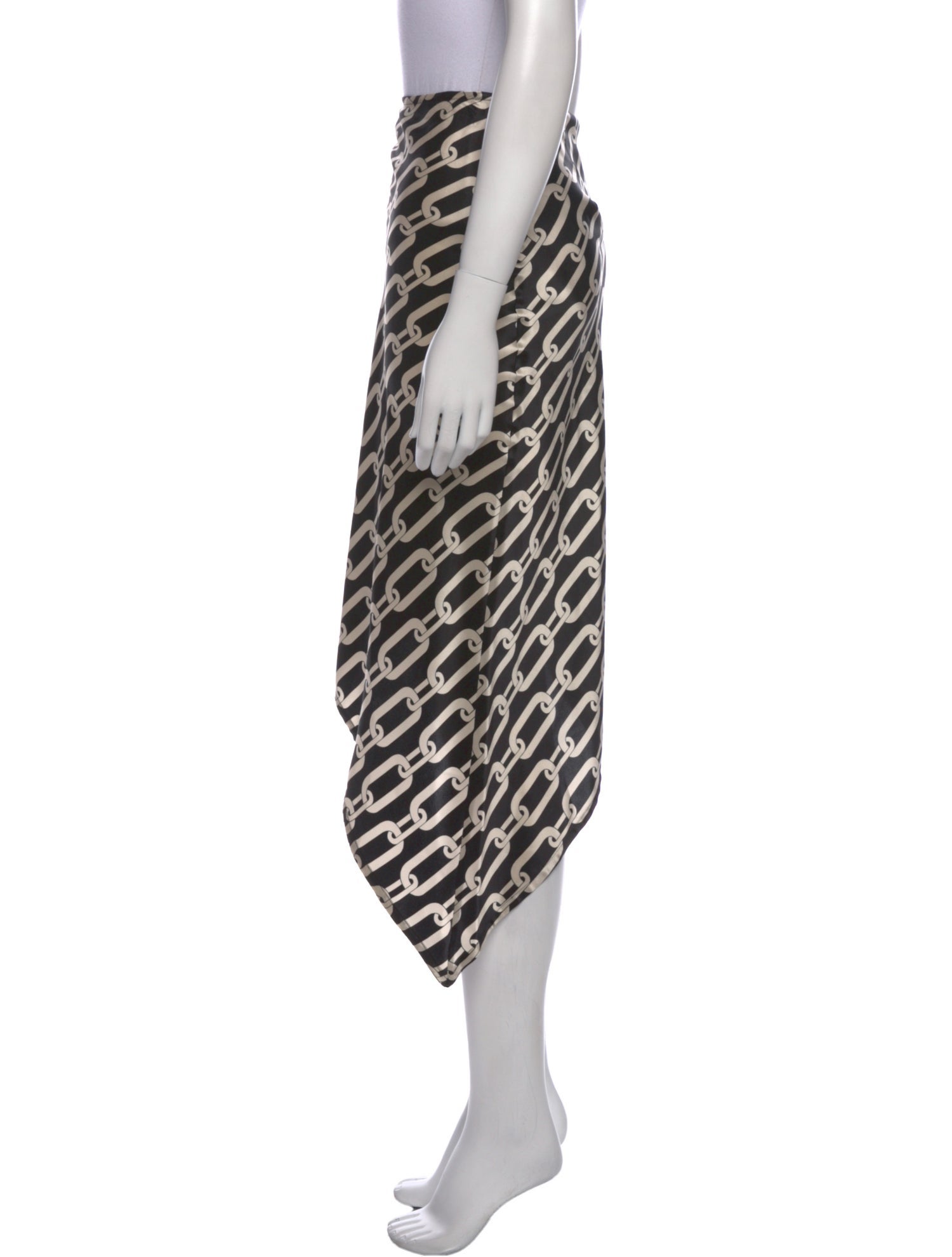 Fiorla Silk Midi Length Skirt w/ Tags