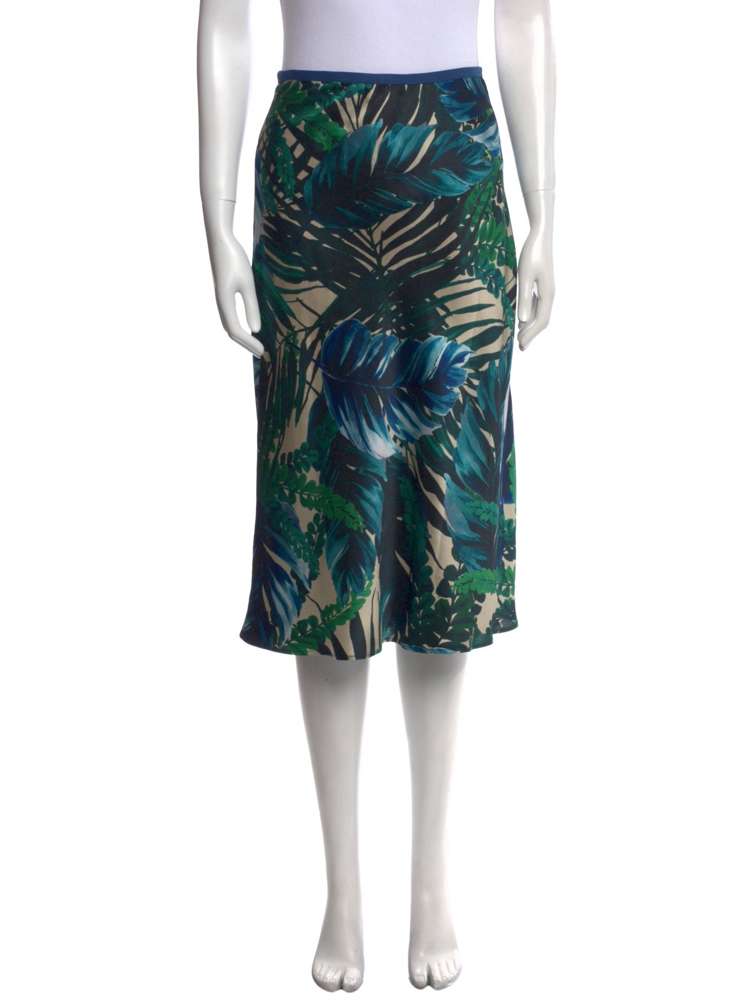 Fiorla Silk Knee-Length Skirt