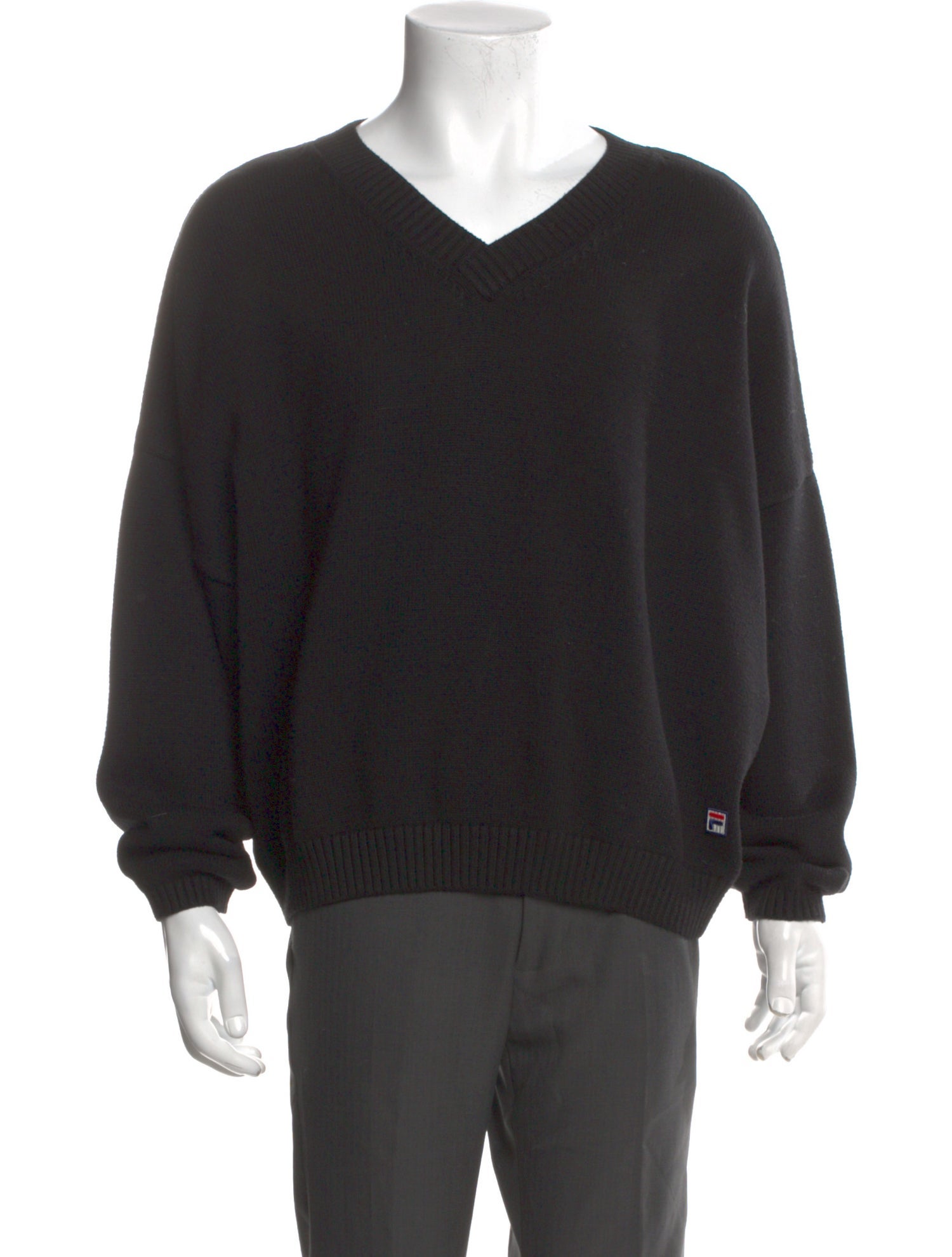 FILA V-Neck Long Sleeve Pullover