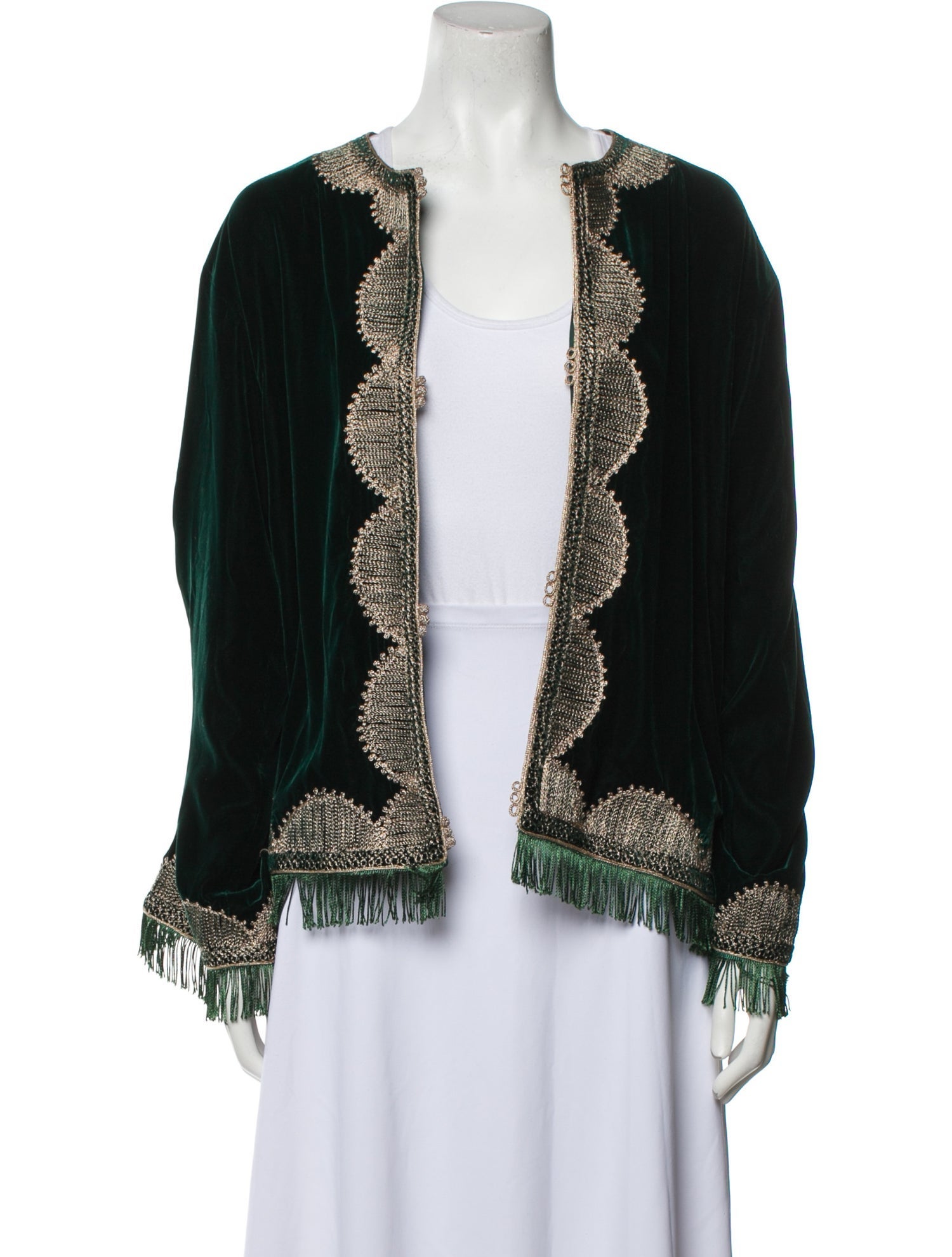 Fil De Vie Printed Evening Jacket