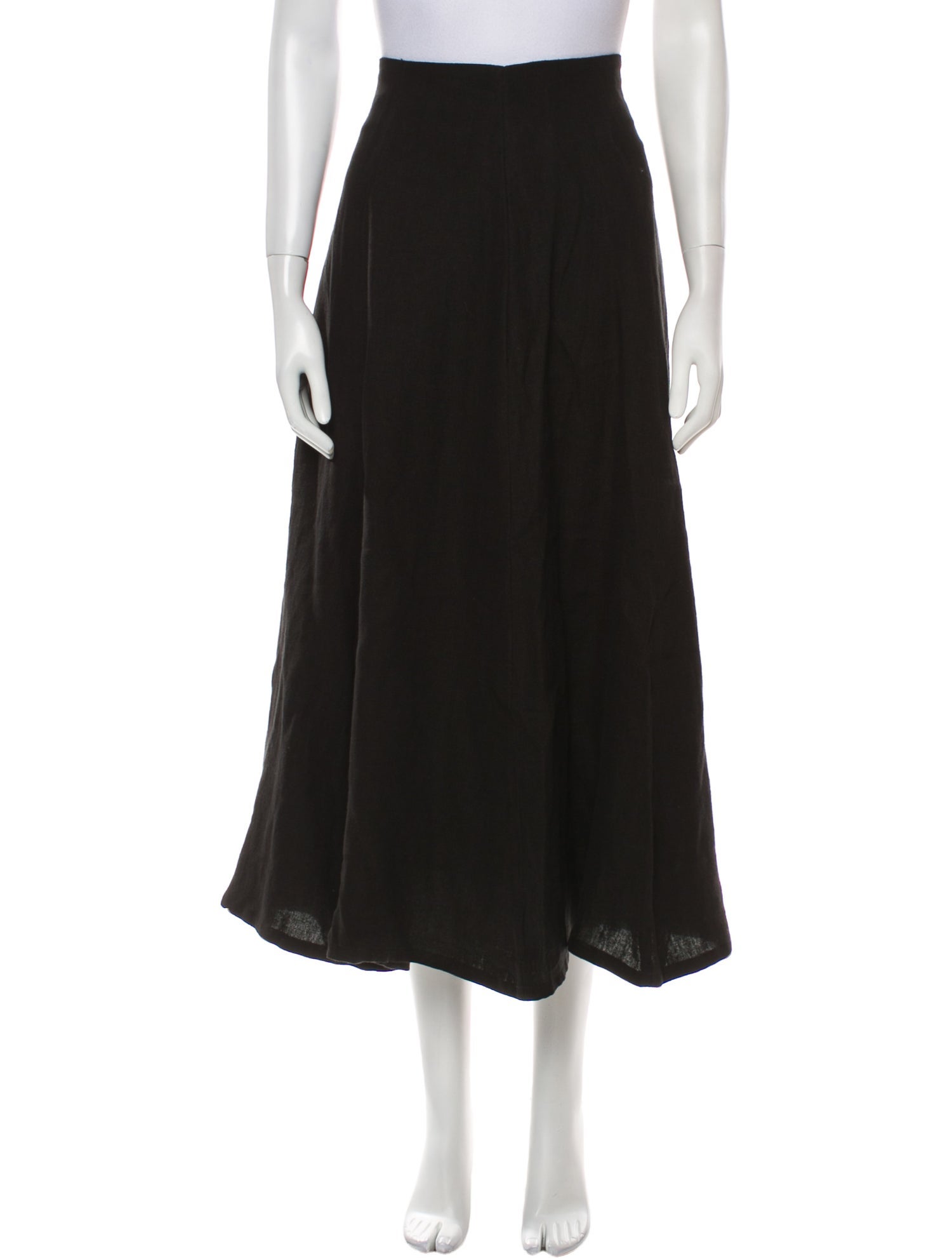 Fil De Vie Linen Midi Length Skirt