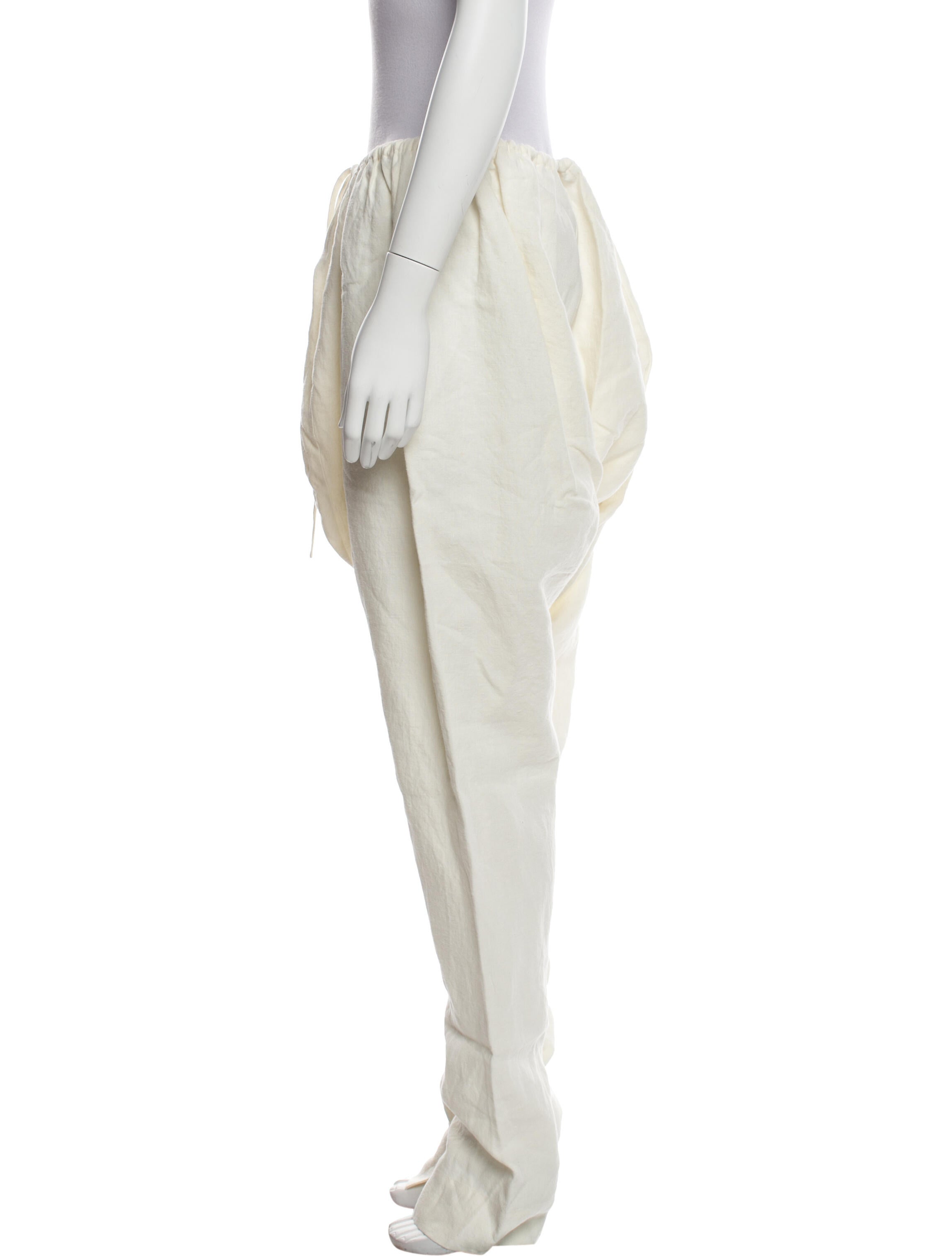 Fil De Vie Linen Straight Leg Pants