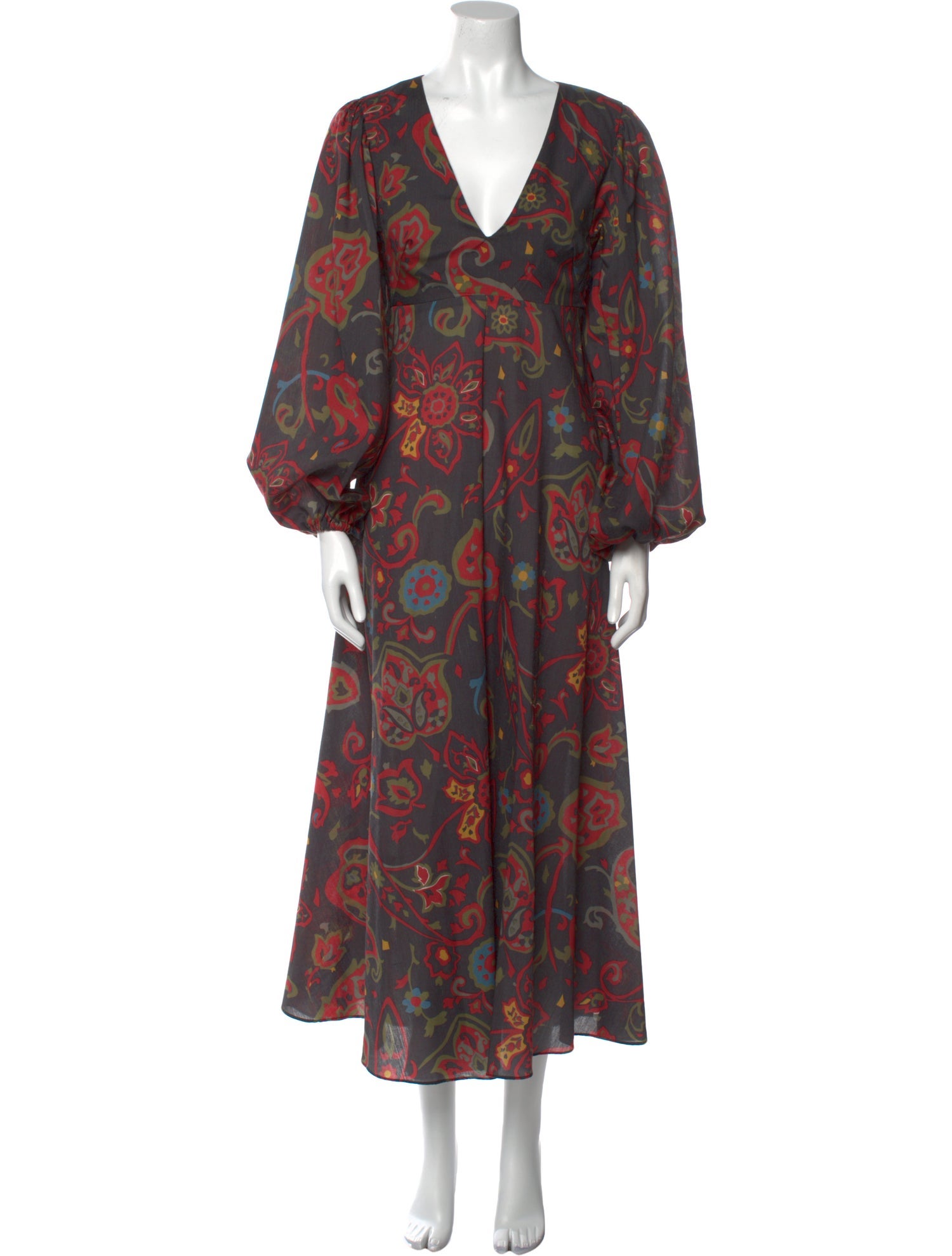 Fil De Vie Printed Long Dress