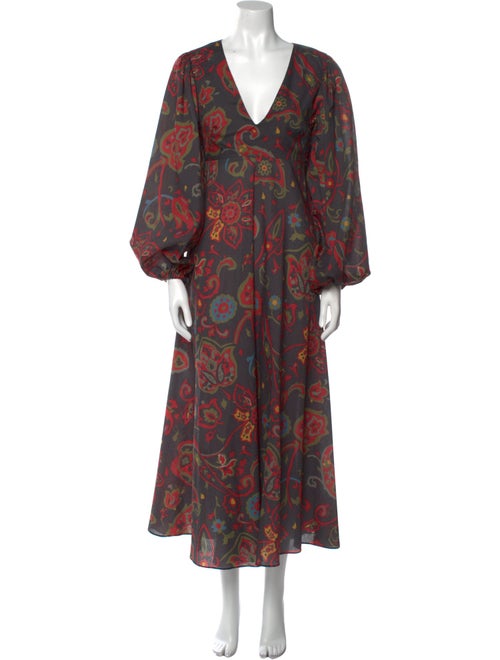 Fil De Vie Printed Long Dress