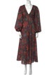 Fil De Vie Printed Long Dress