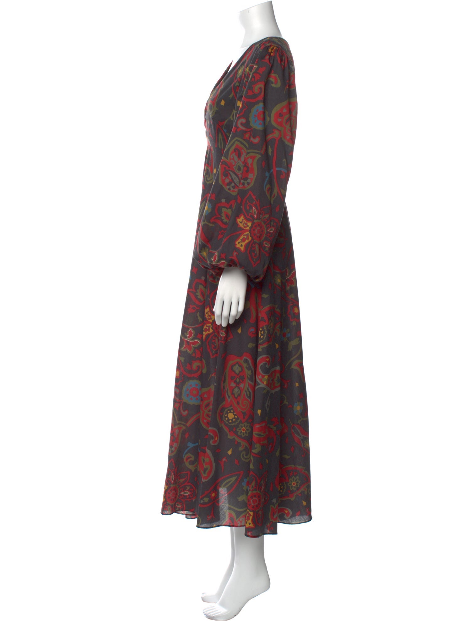 Fil De Vie Printed Long Dress