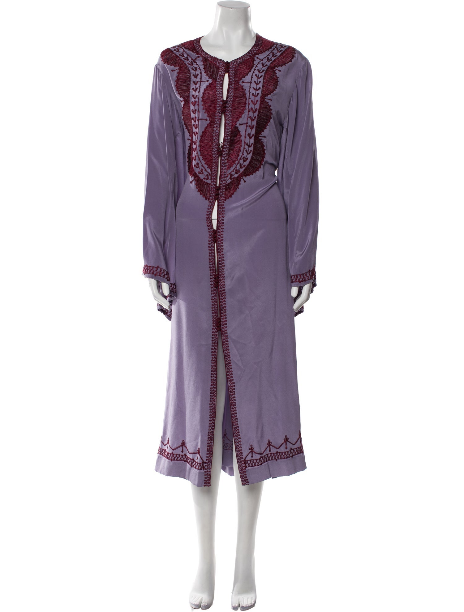 Fil De Vie Silk Midi Length Dress