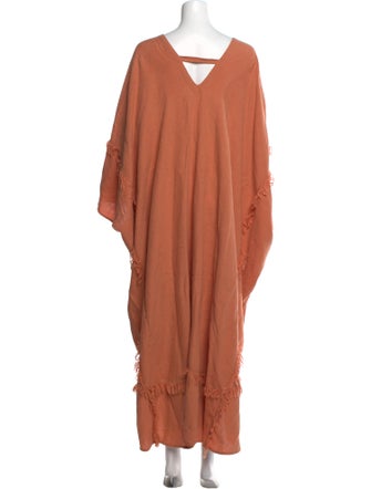 Fil De Vie Linen Midi Length Dress