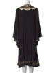 Fil De Vie Silk Midi Length Dress