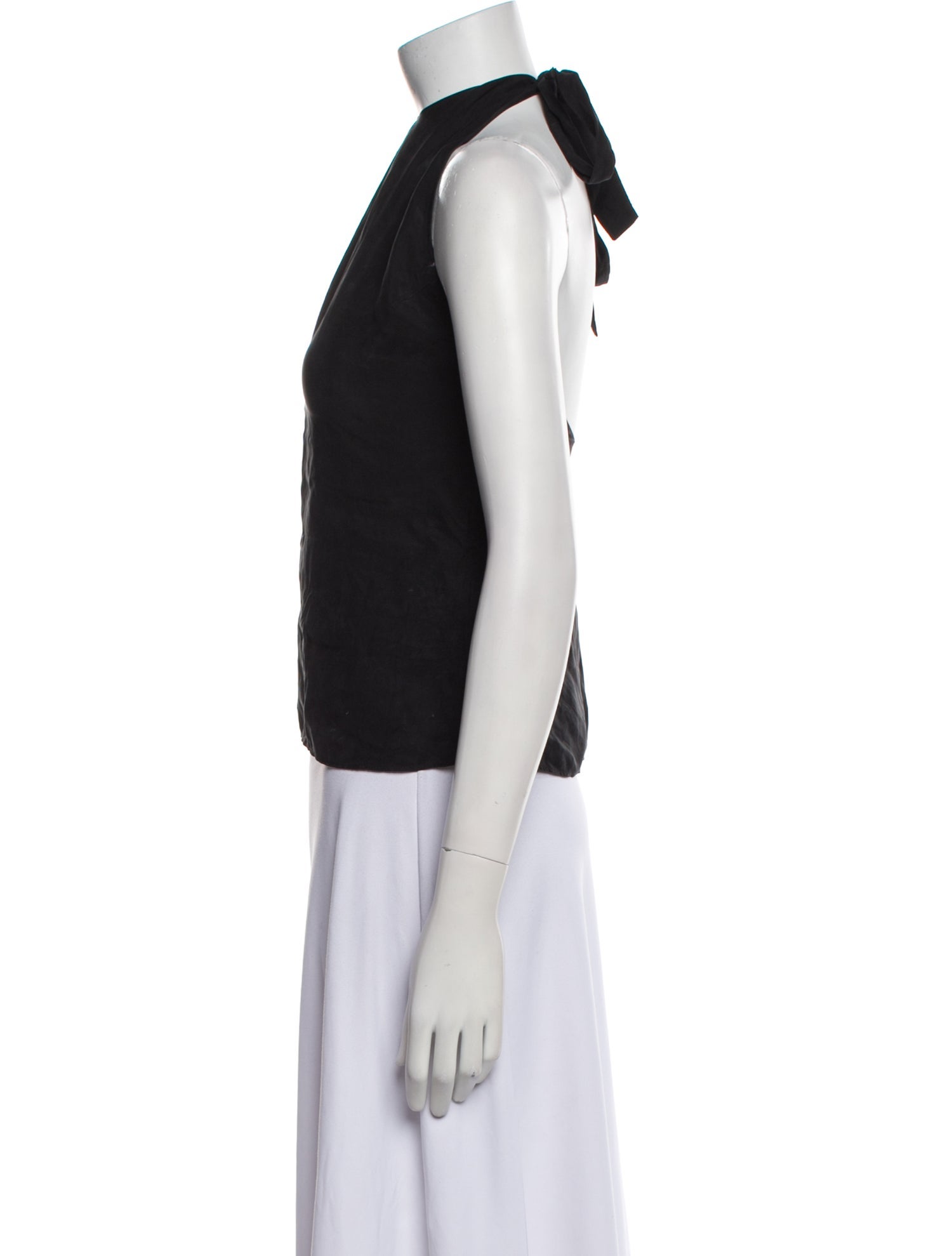 Filippa K Velvet Halterneck Crop Top