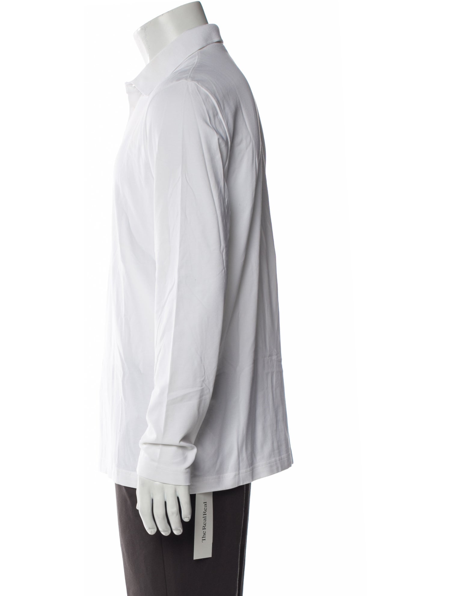 Filippa K V-Neck Long Sleeve Polo Shirt