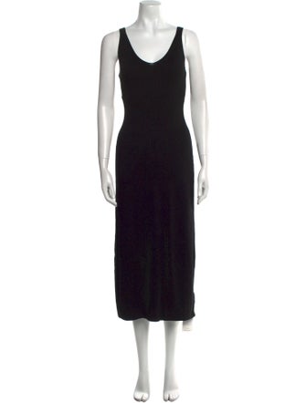 Filippa K Scoop Neck Midi Length Dress