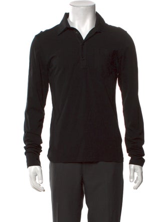 Filippa K Collar Long Sleeve Polo Shirt