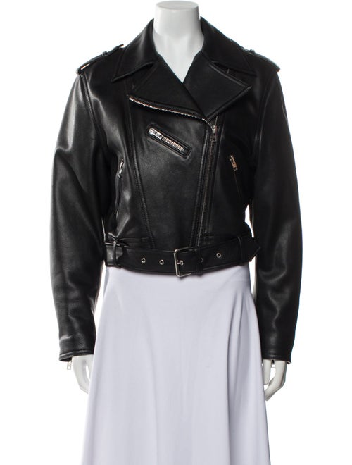Filippa K Calf Leather Biker Jacket