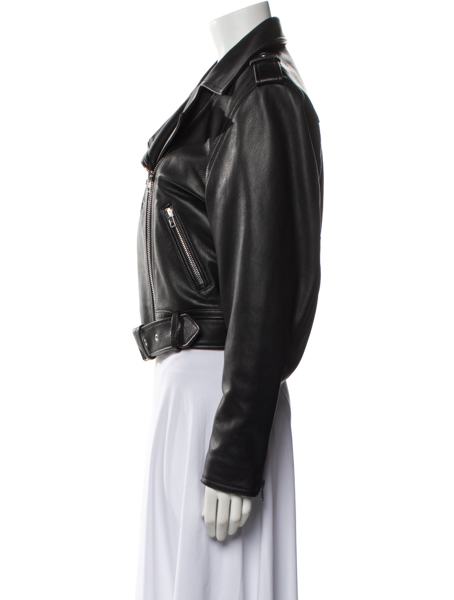 Filippa K Calf Leather Biker Jacket