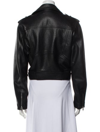 Filippa K Calf Leather Biker Jacket