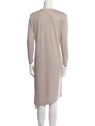 Filippa K Scoop Neck Knee-Length Dress