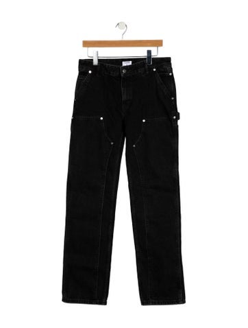 Pre-owned Filippa K Mid-rise Straight Leg Jeans In Black