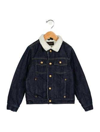 Finger In The Nose Toddlers Lined Denim Jacket