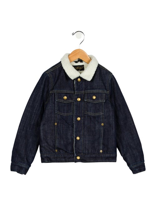 Finger In The Nose Toddlers Lined Denim Jacket