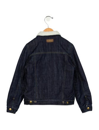 Finger In The Nose Toddlers Lined Denim Jacket
