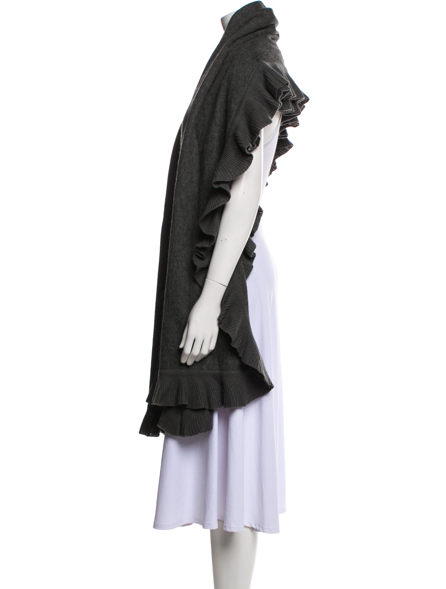 La Fiorentina Wool Open Front Sweater