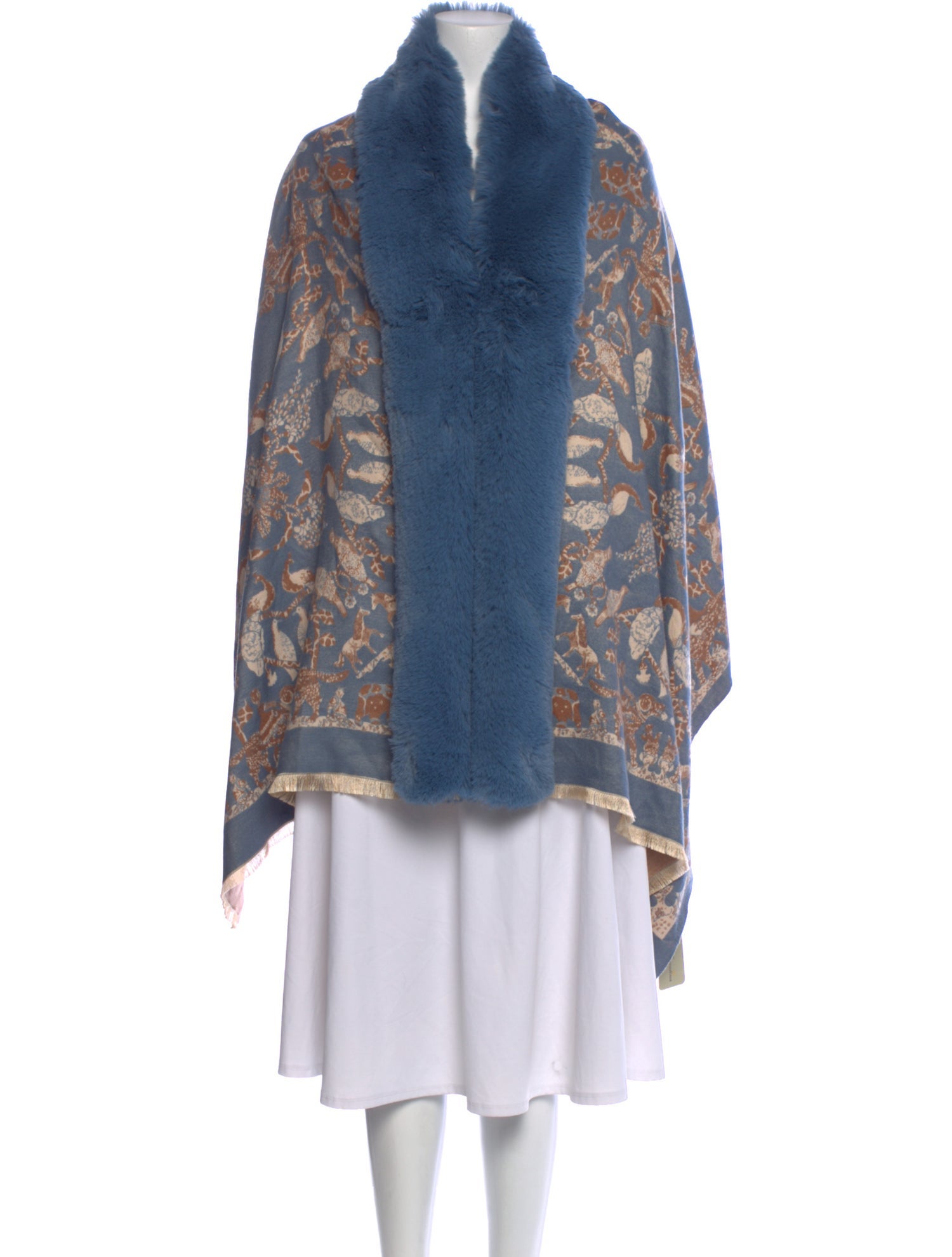 La Fiorentina Patterned V-Neck Sweater w/ Tags