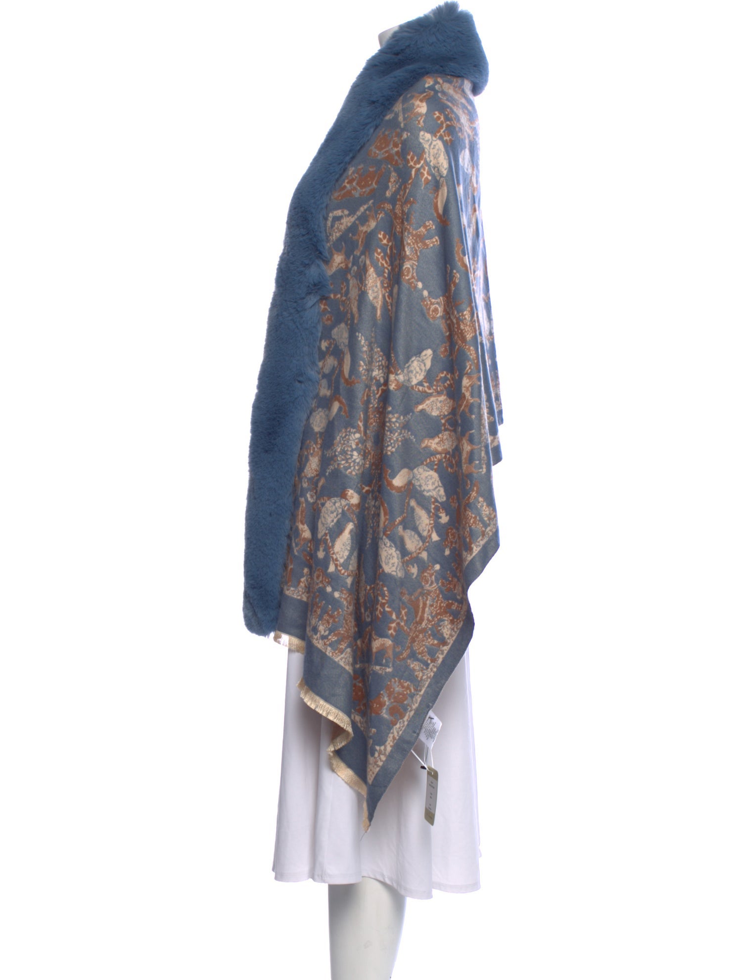 La Fiorentina Patterned V-Neck Sweater w/ Tags