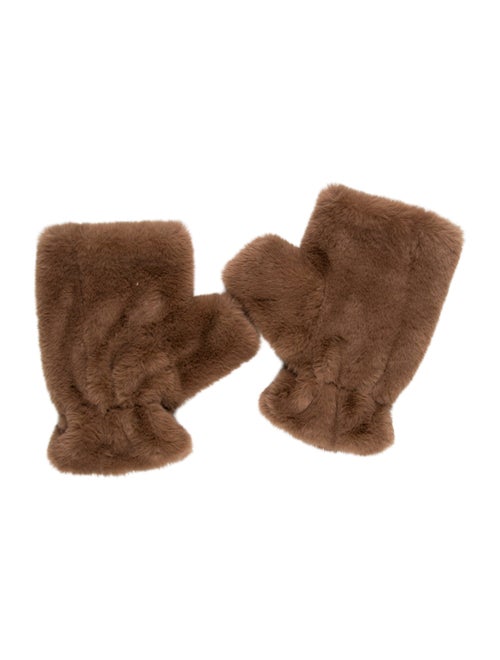 La Fiorentina Fur Fingerless Gloves