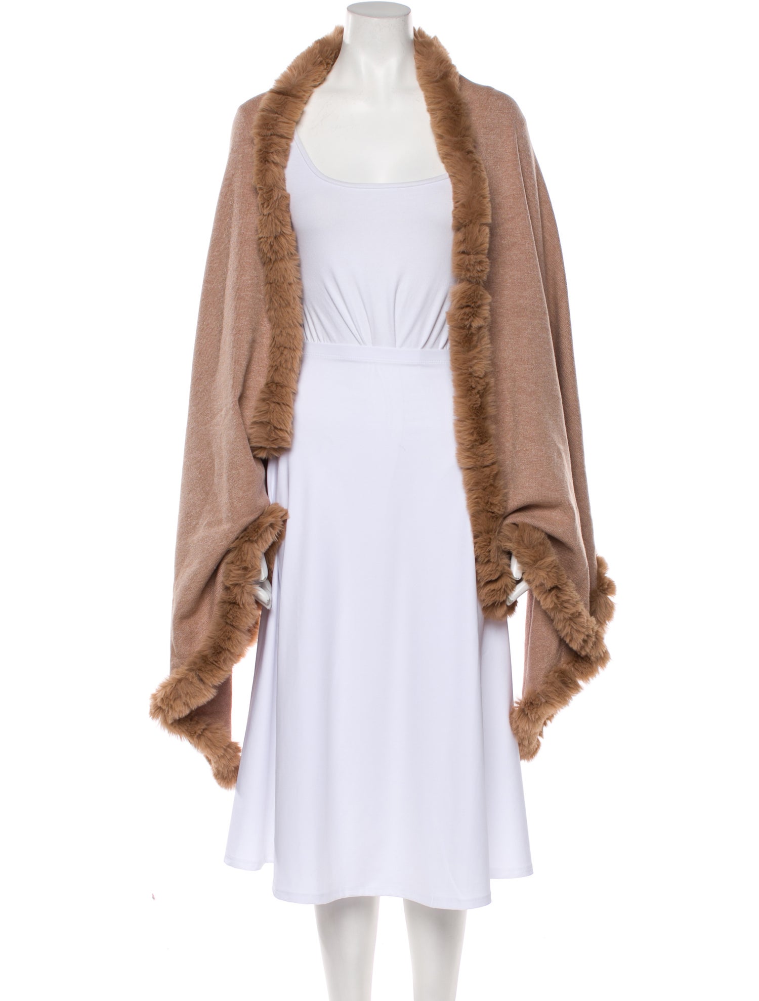 La Fiorentina Faux Fur Shawl