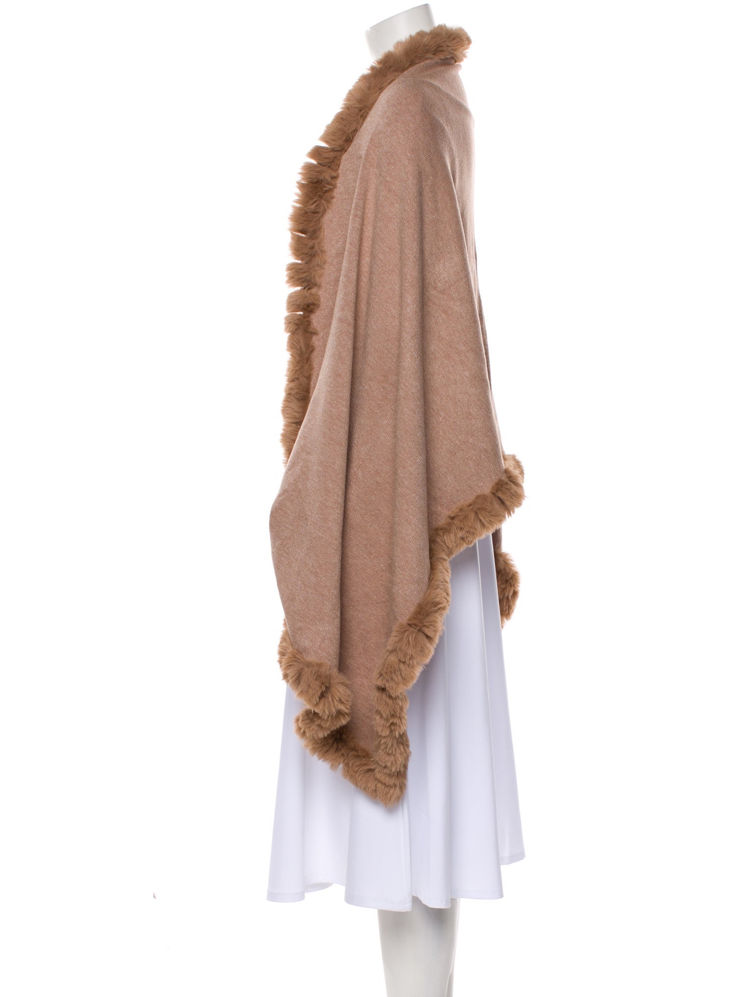 La Fiorentina Faux Fur Shawl