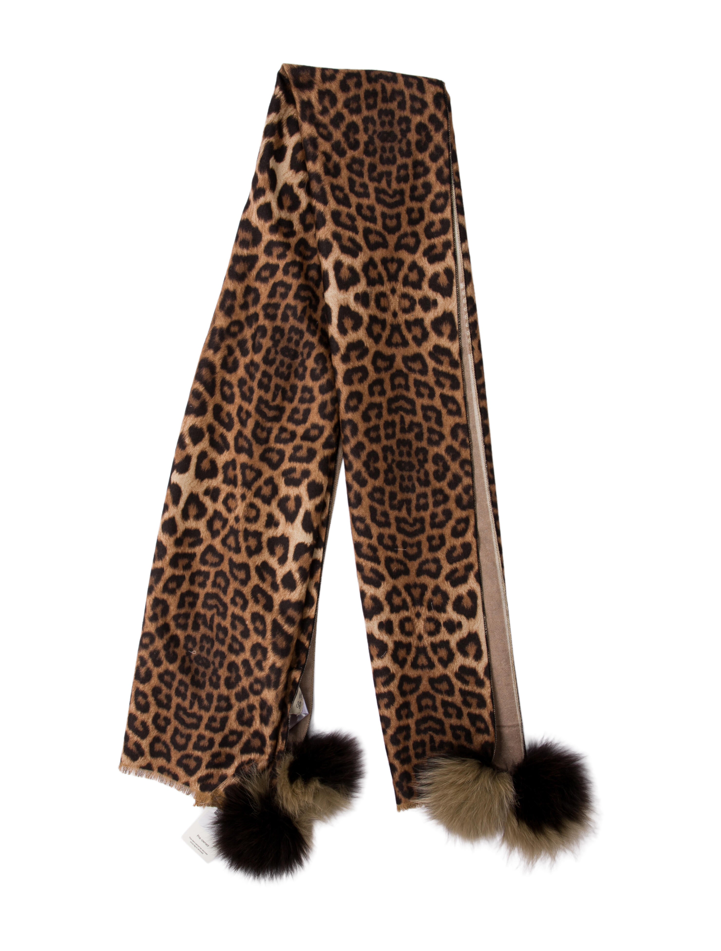 La Fiorentina Animal Print Scarf