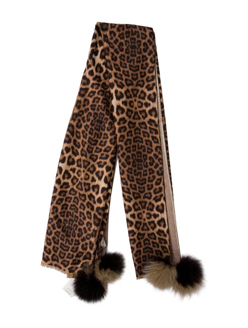 La Fiorentina Animal Print Scarf